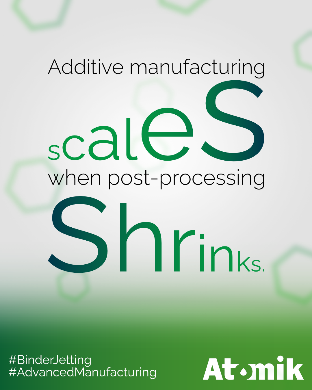 Industrialising Additive Manufacturing Through Reduced Post Processing